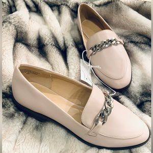 New LOFT pink Loafers